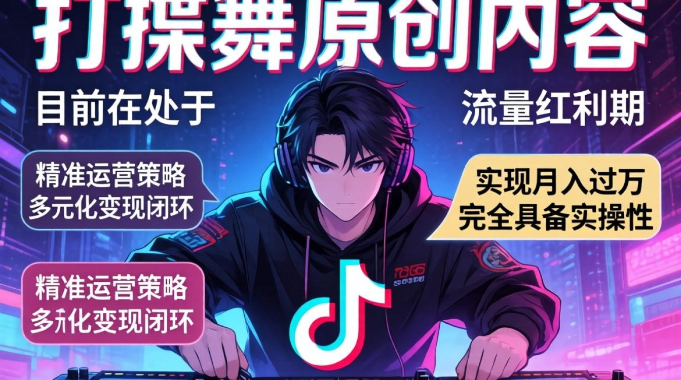 TikTok打碟舞原创如何变现