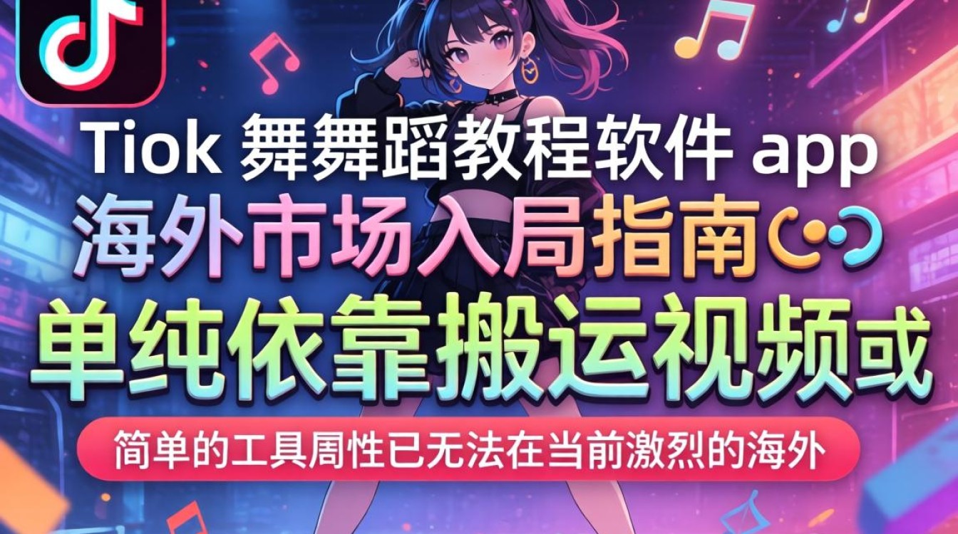 TikTok舞蹈教程软件app有哪些?海外市场入局指南详解 TikTok舞蹈教程软件app有哪些