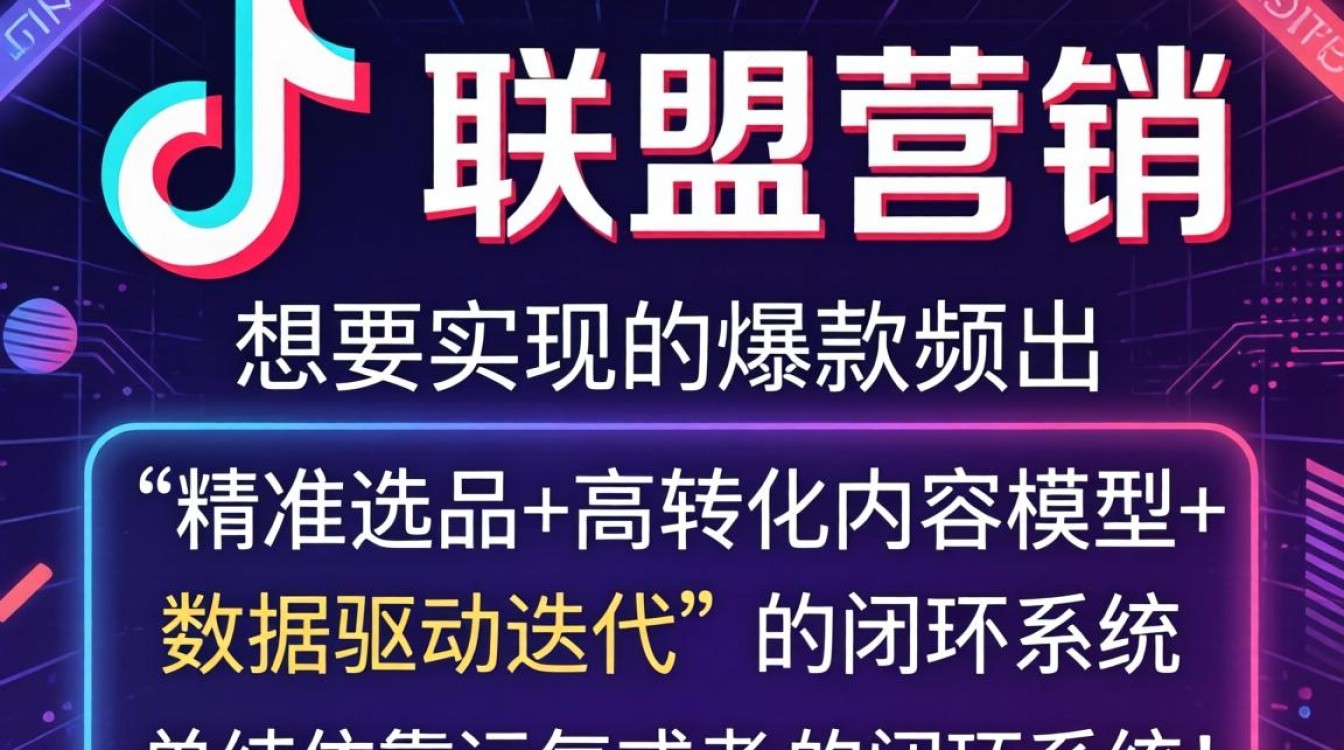 TikTok联盟营销怎么玩