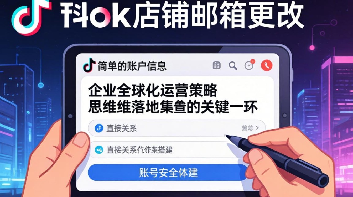 TikTok店铺怎么更改邮箱
