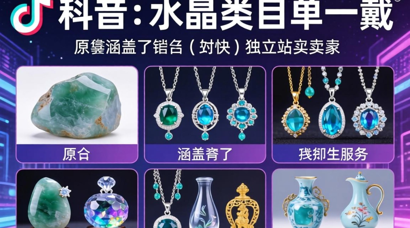 水晶类目怎么在TikTok开店卖货