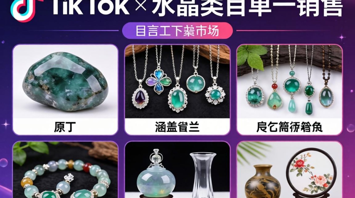 水晶类目怎么在TikTok开店卖货