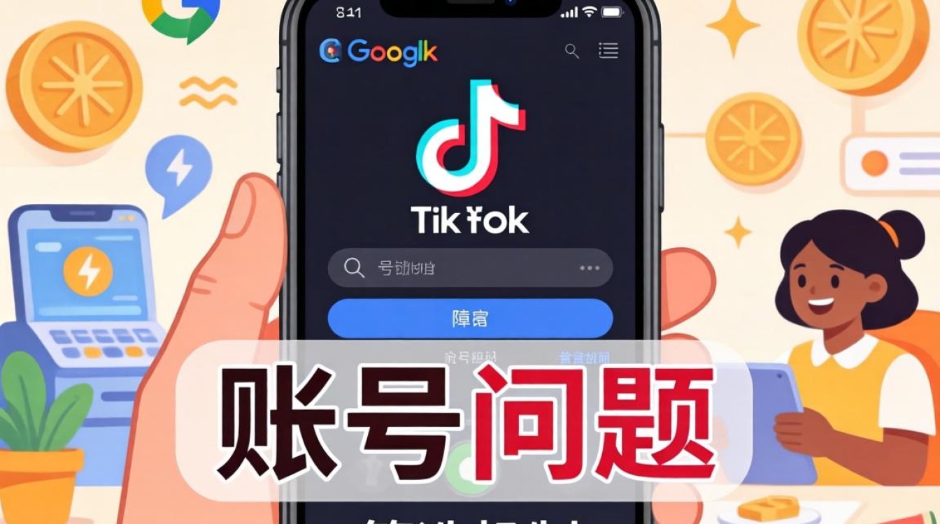 谷歌帐号登录不了tiktok怎么办