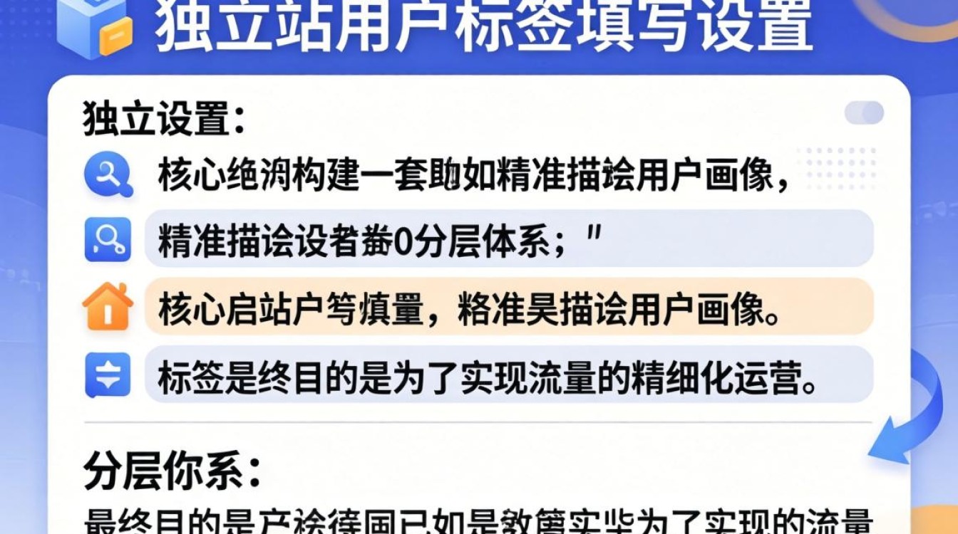 独立站用户标签如何正确设置