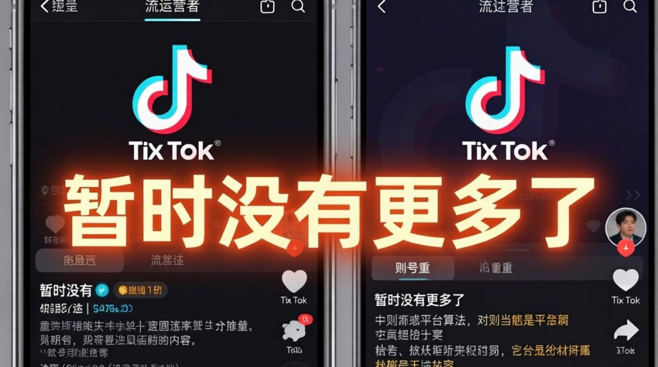 TikTok暂时没有更多了怎么办,如何突破流量限制快速涨粉 TikTok暂时没有更多了怎么办