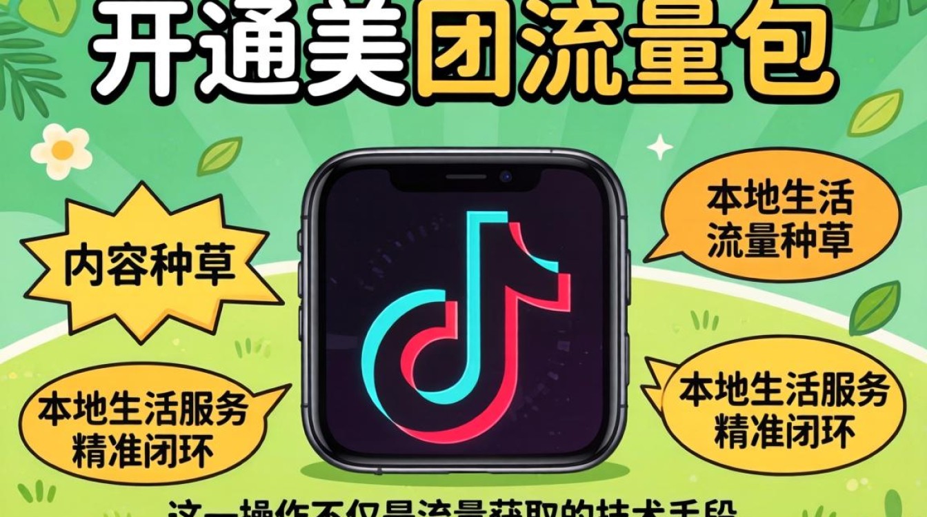 抖音怎么开通美团流量包