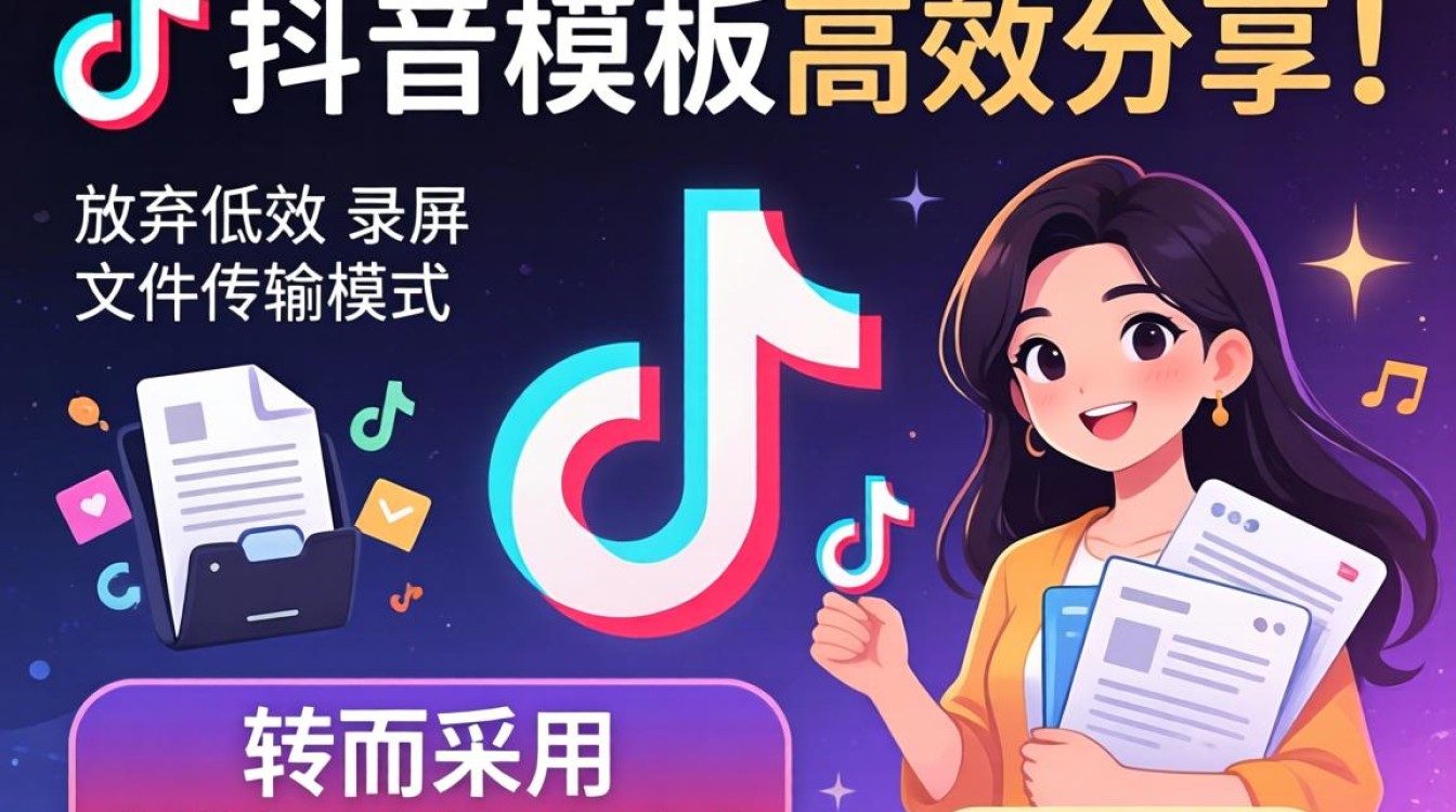 怎么把抖音模板给别人看