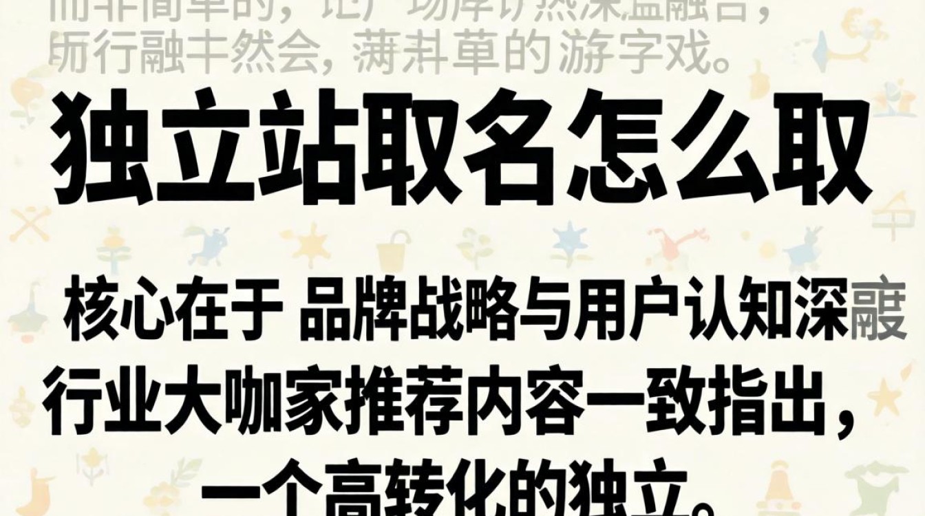 独立站取名技巧有哪些