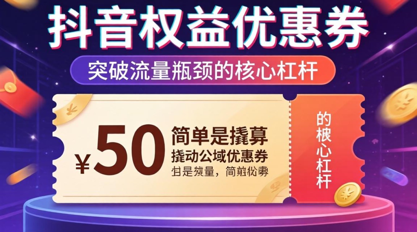 抖音权益优惠券怎么用