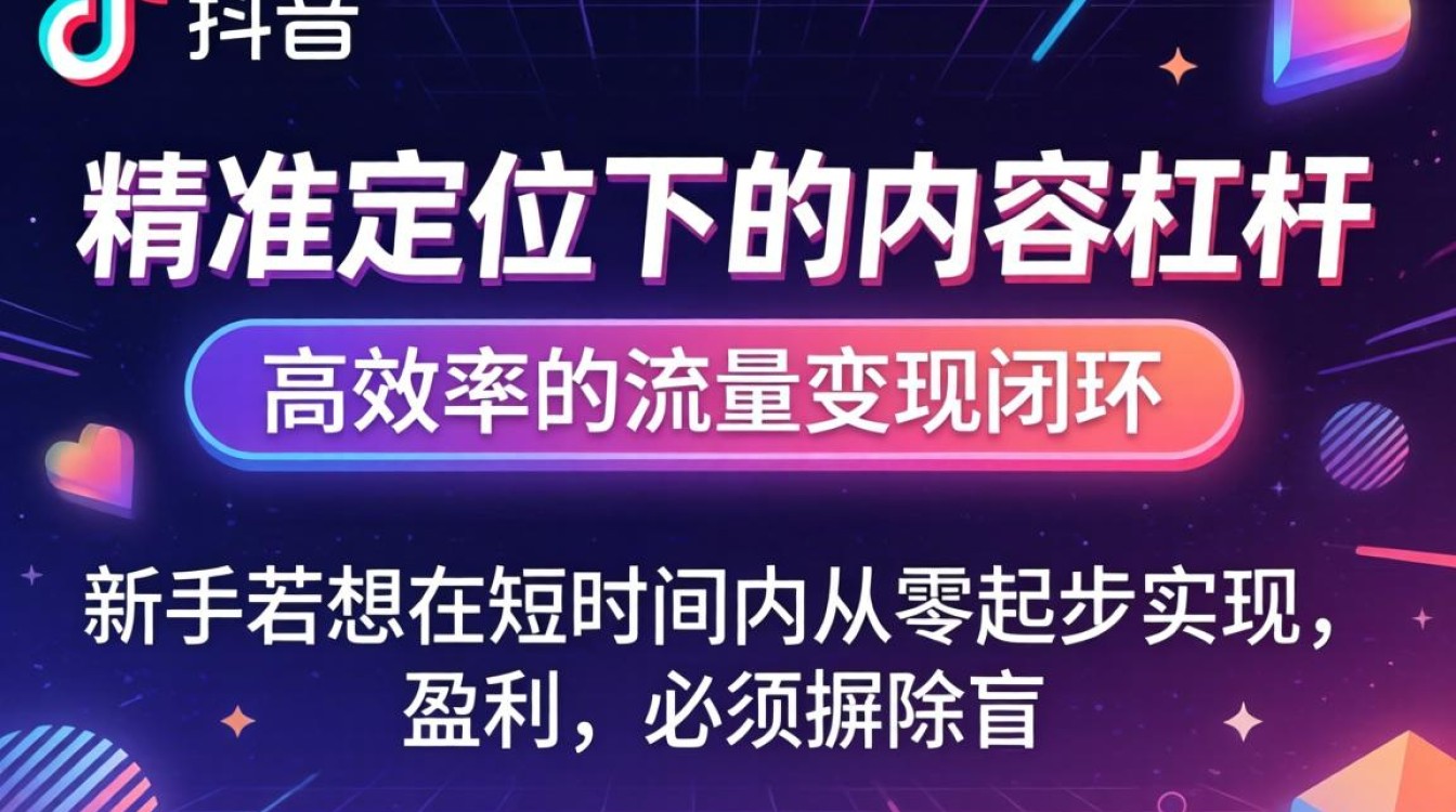 抖音专业运营新手入门到变现实操指南