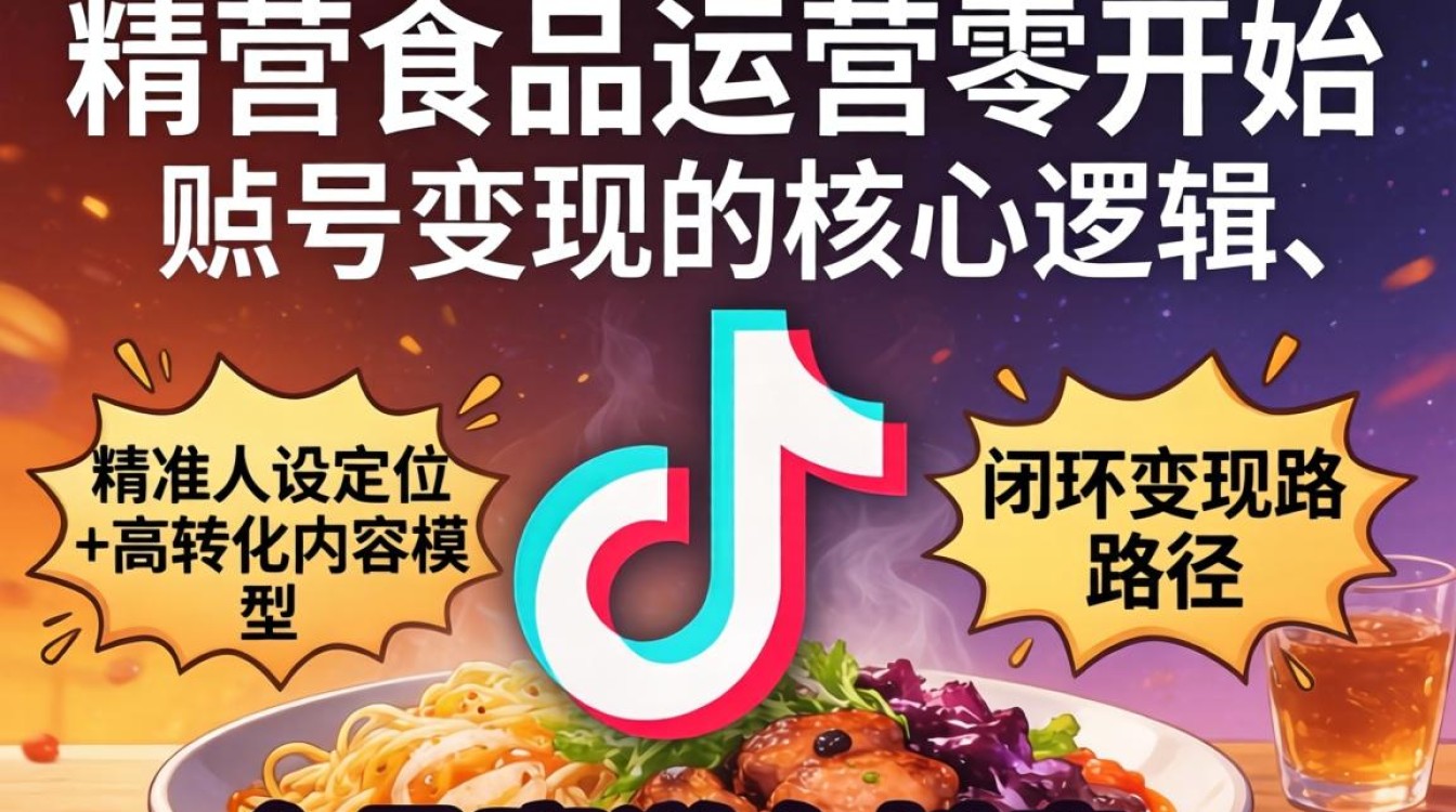抖音食品运营从零开始怎么做