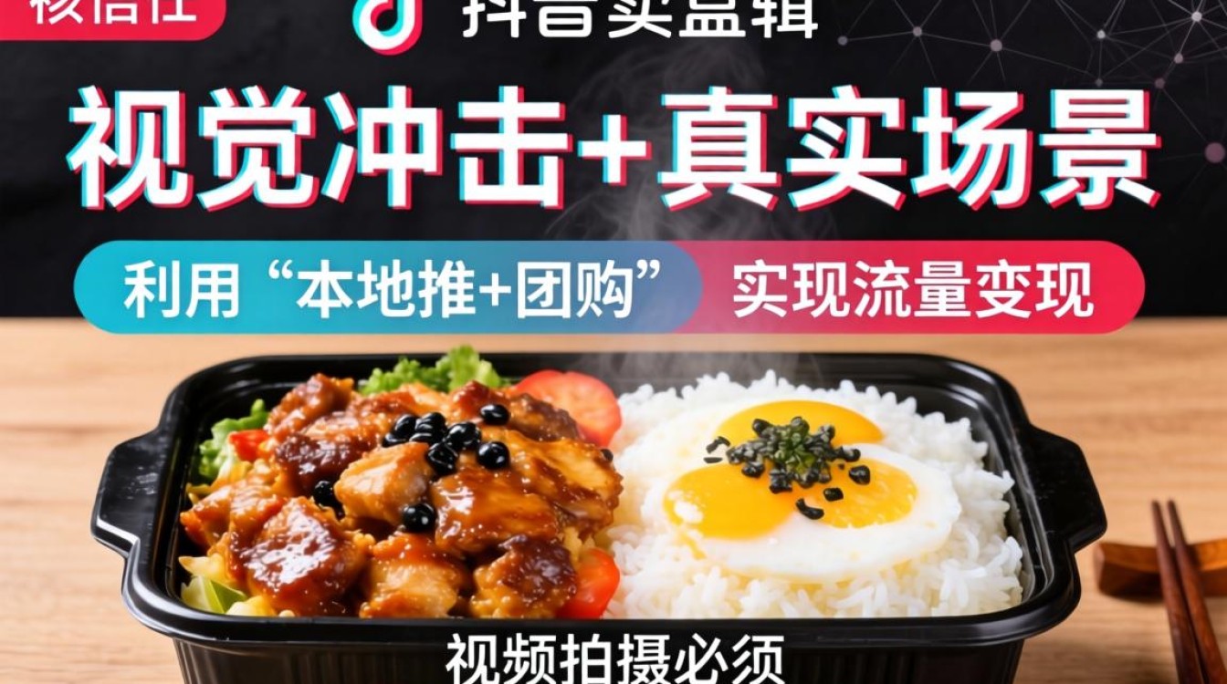 上抖音卖盒饭视频怎么拍