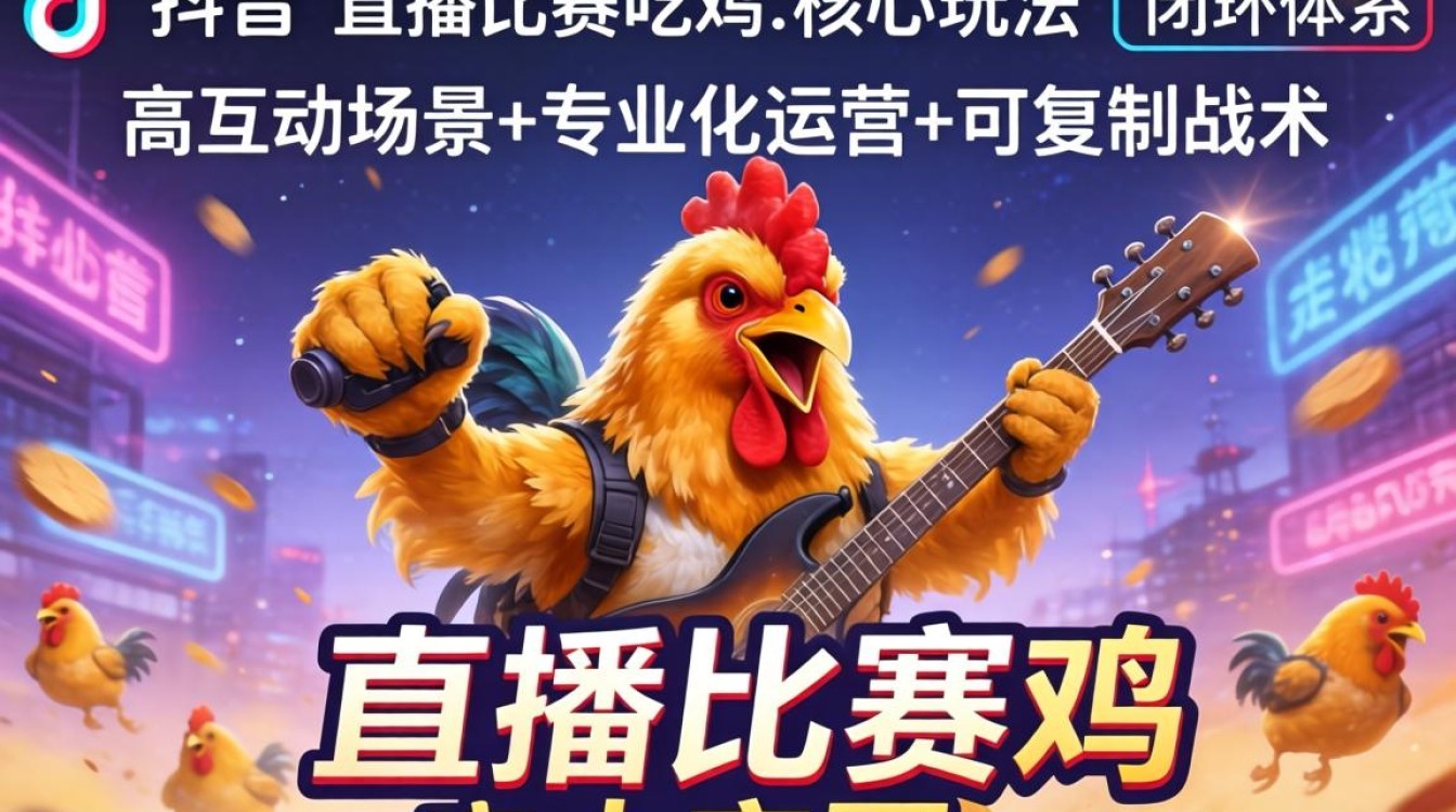 抖音直播比赛吃鸡怎么玩