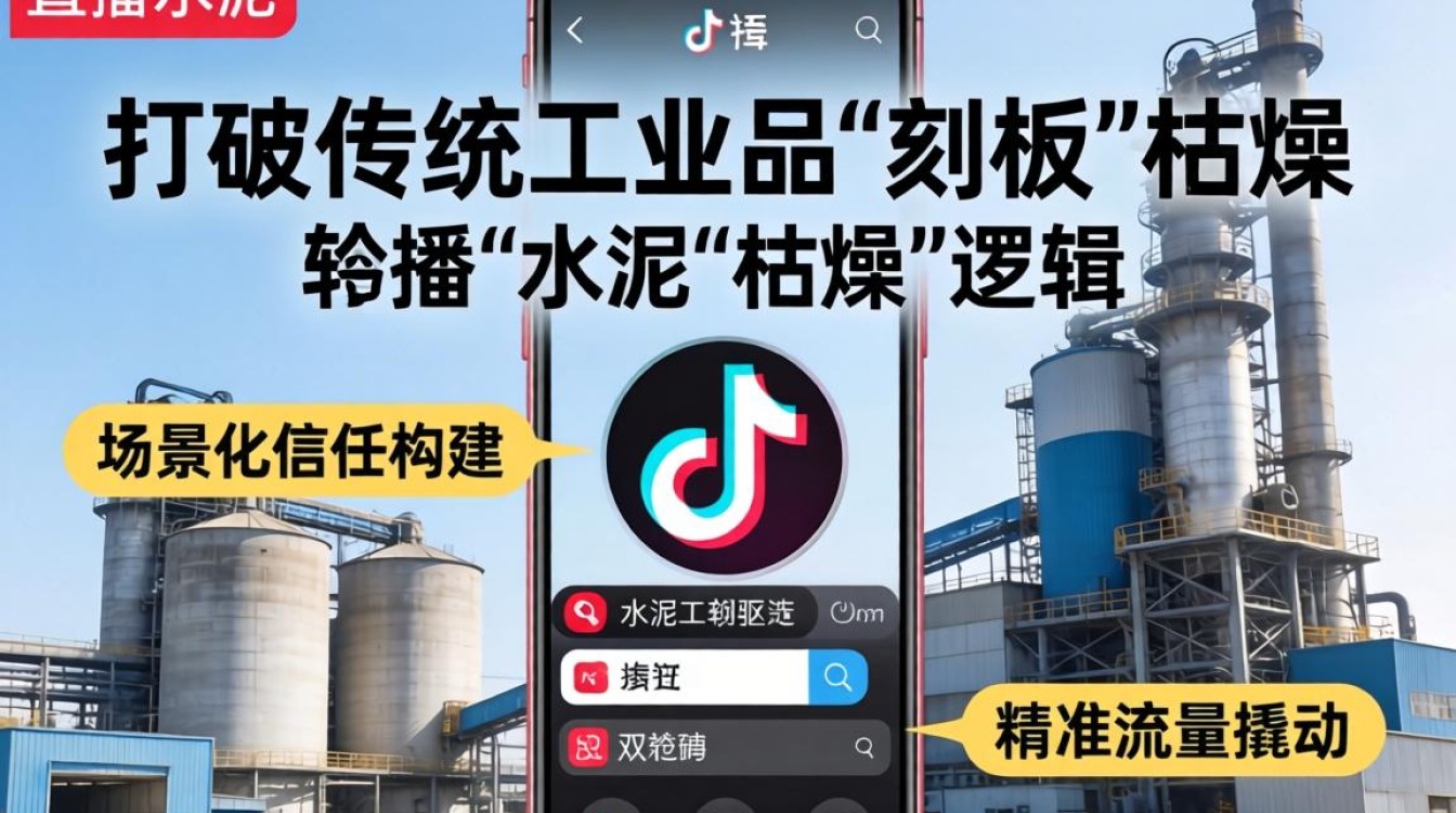 水泥厂直播如何突破流量瓶颈