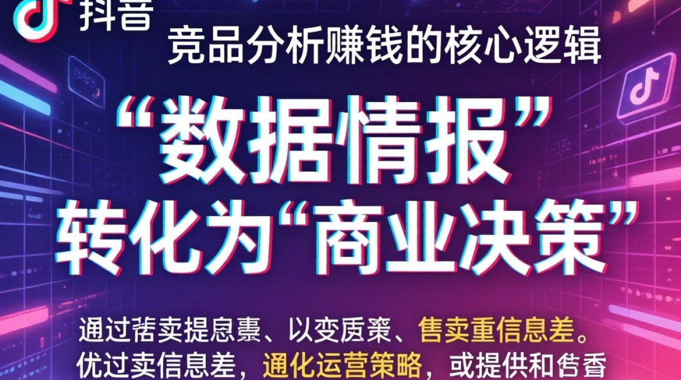 抖音竞品分析怎么赚钱?抖音竞品分析变现方式有哪些? 抖音竞品分析变现方式有哪些