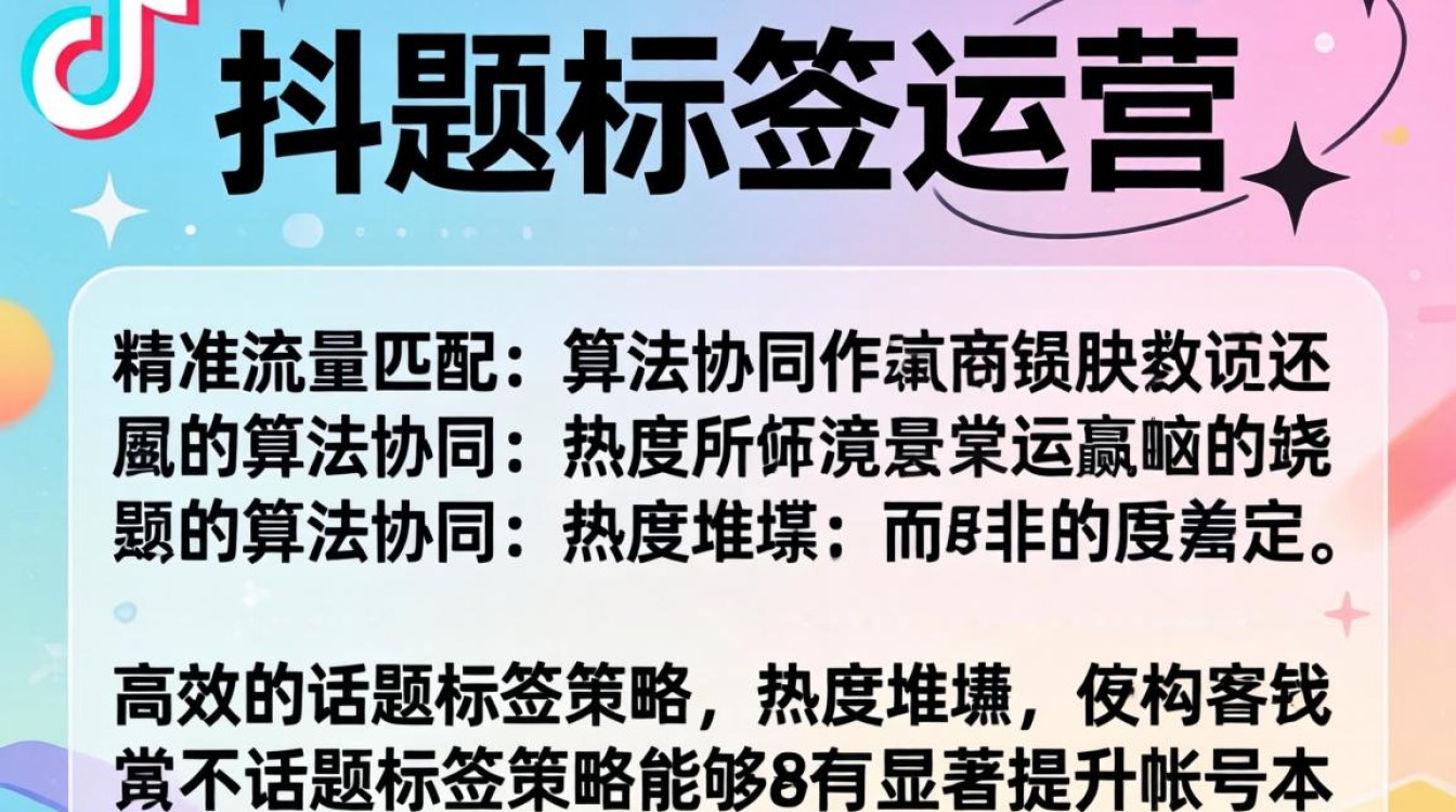 抖音话题标签账号运营从入门到精通