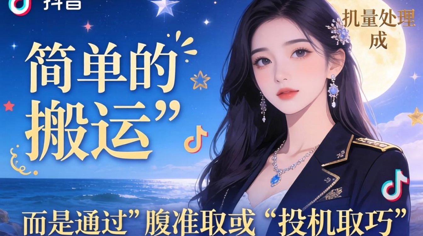 抖音批量处理怎么操作