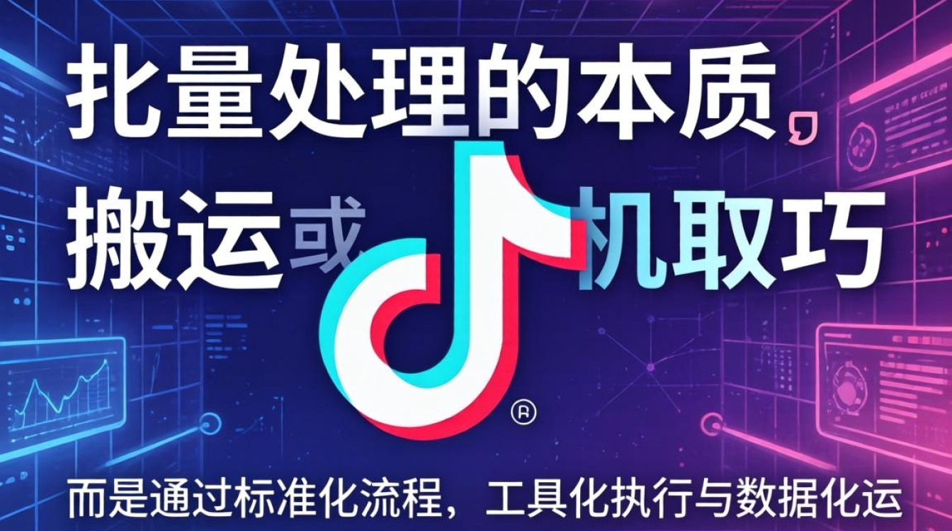 抖音批量处理怎么操作