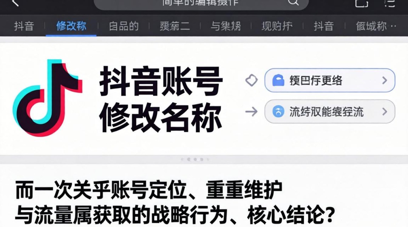 普通抖音账号怎么改名称?抖音改名称有什么技巧 普通抖音账号怎么改名称