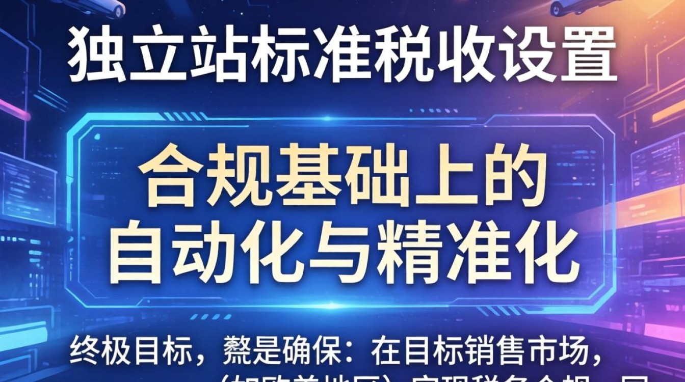 独立站标准税收怎么设置