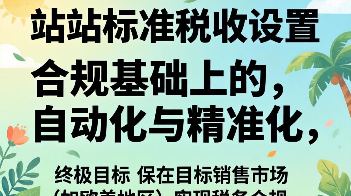 独立站标准税收怎么设置