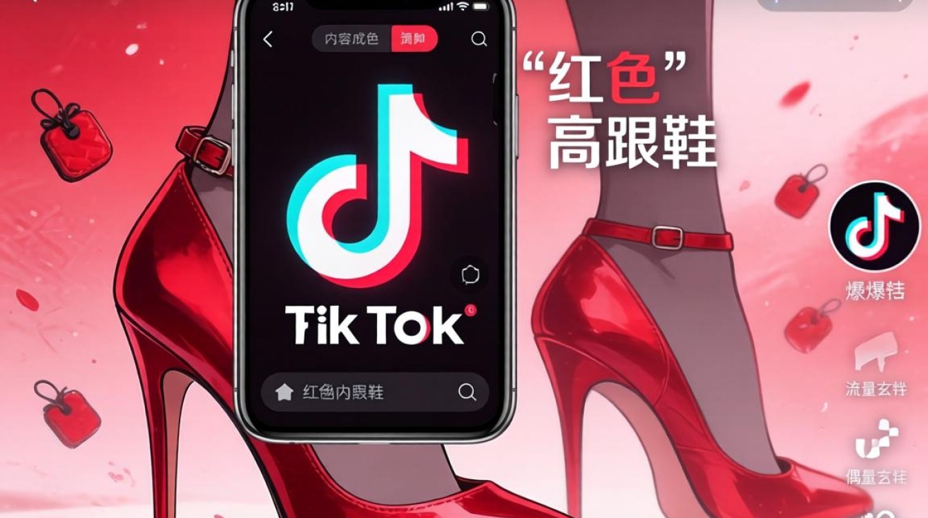 红色高跟鞋tiktok怎么拍
