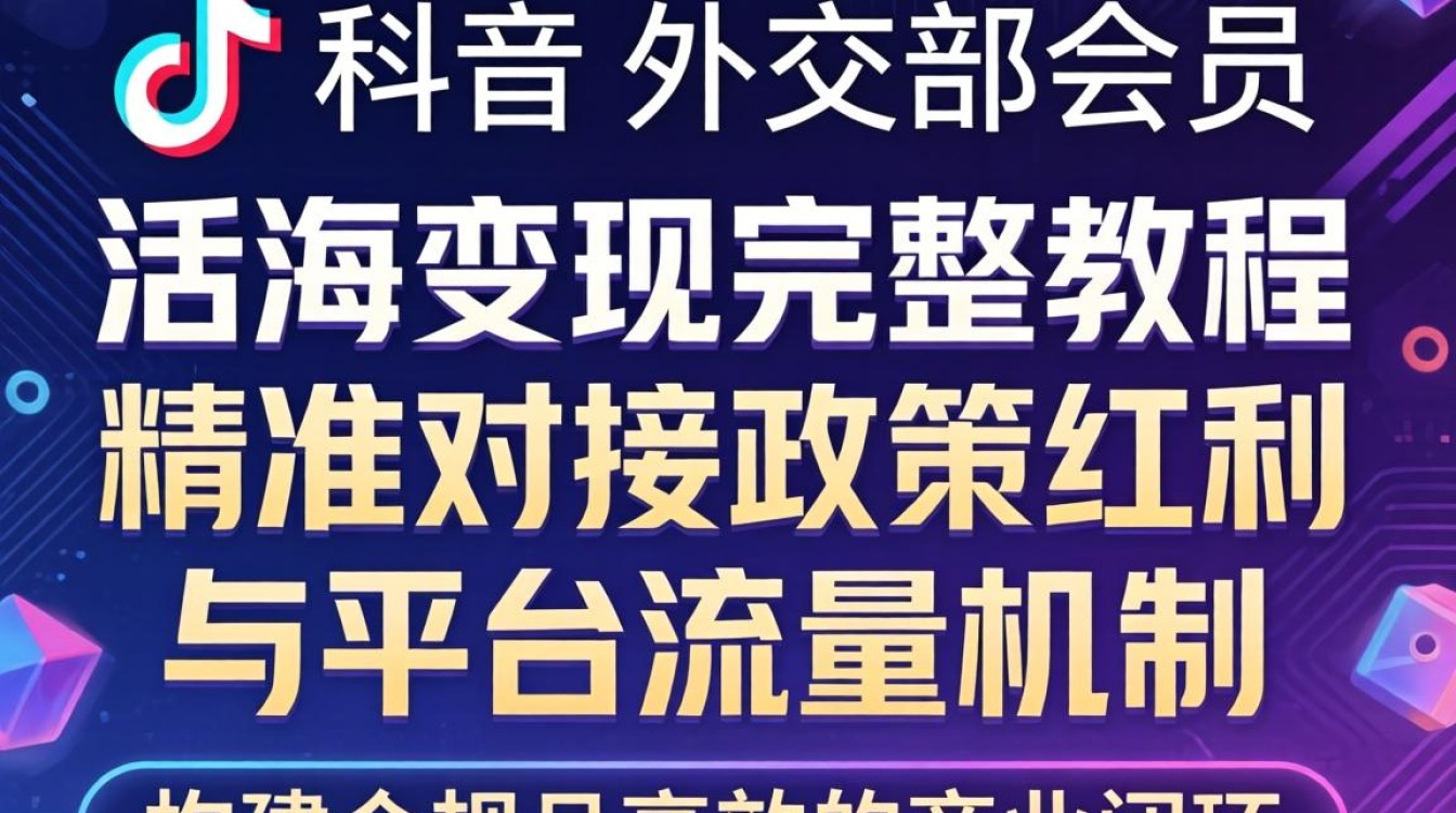 TikTok外交部会员是什么?出海变现完整教程分享 TikTok外交部会员是什么
