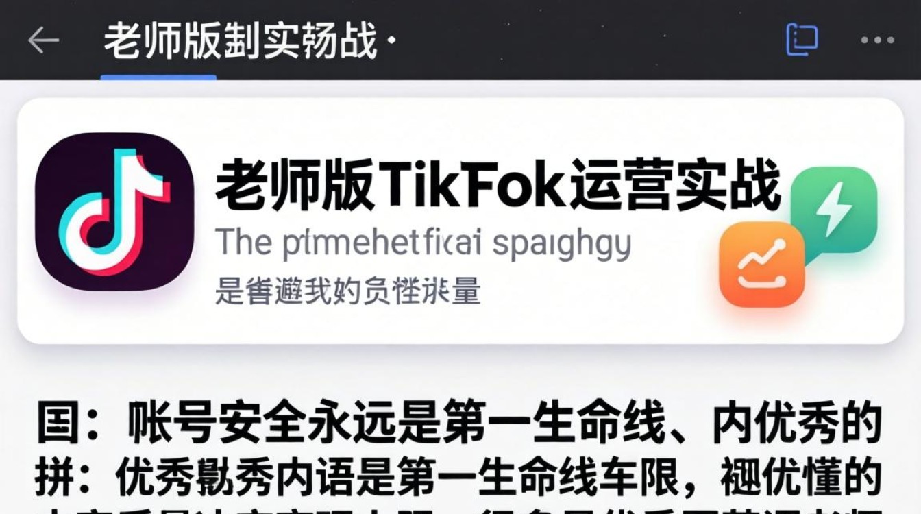 规则解读 英语老师版tiktok 避免违规被封