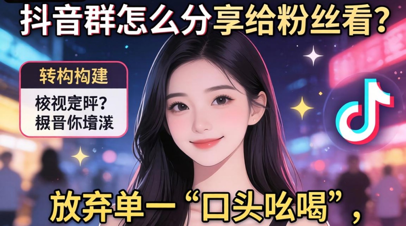 抖音群分享给粉丝的方法有哪些