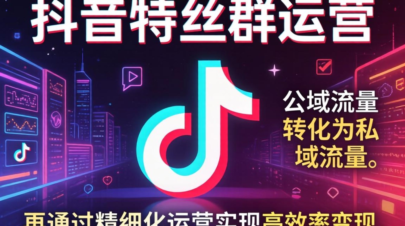 抖音粉丝群实战运营技巧与变现方法