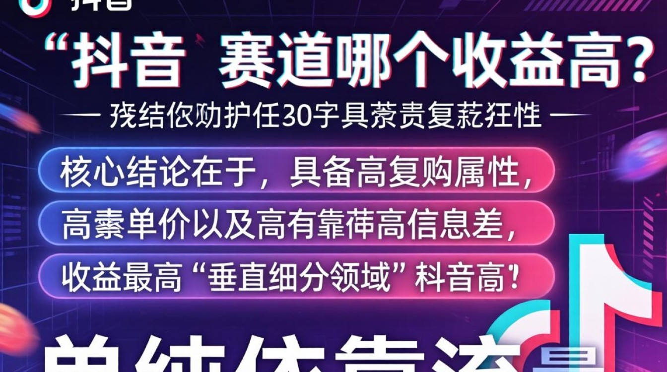 TikTok赛道哪个收益高