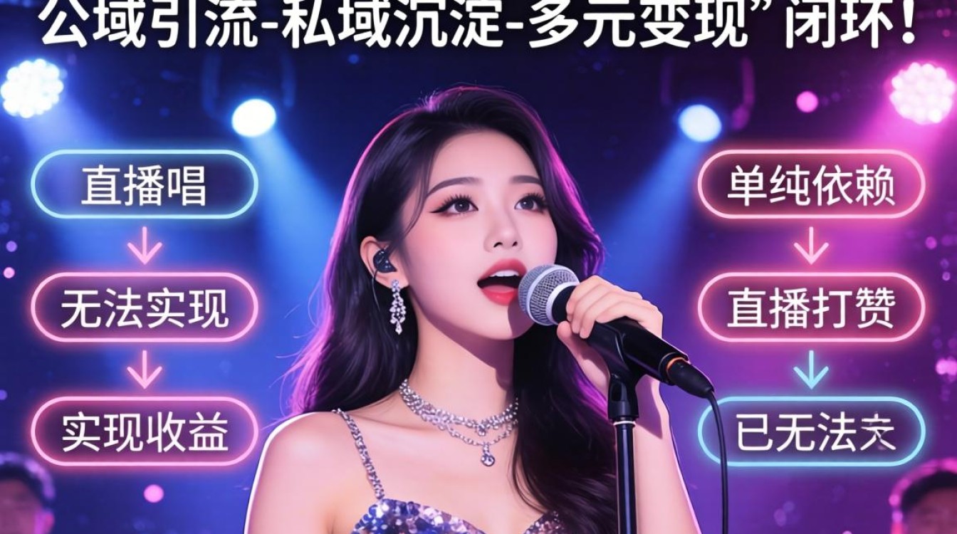 新手直播唱歌如何快速变现