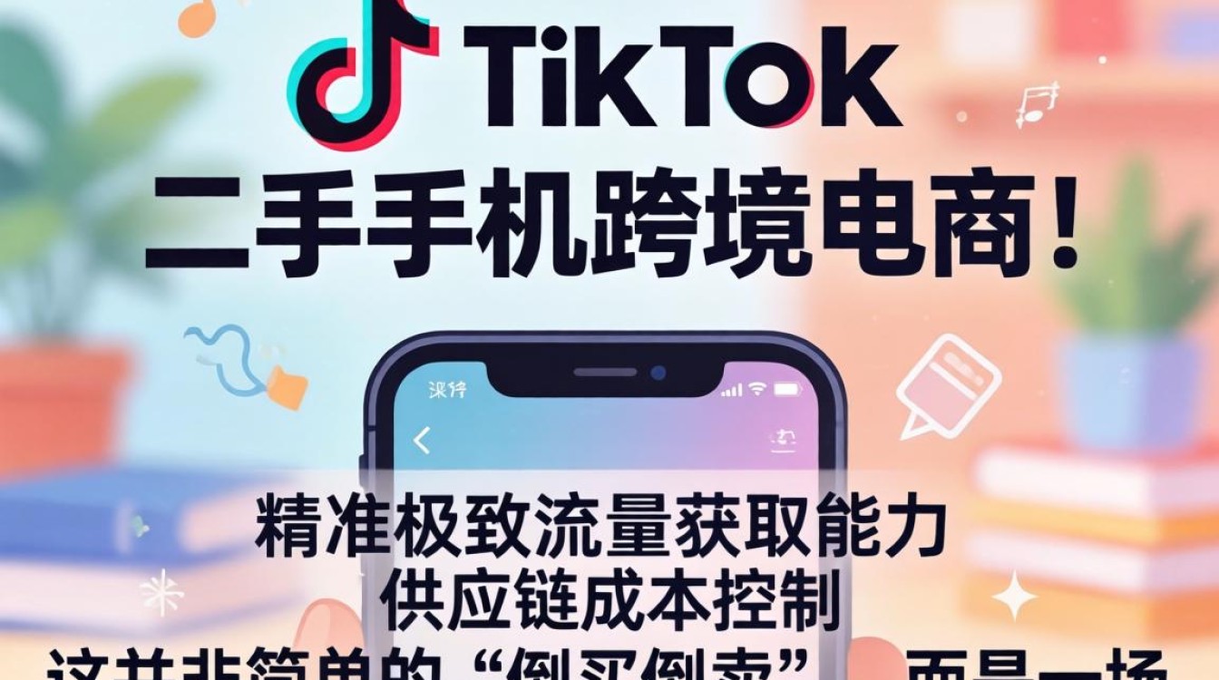 TikTok手机二手怎么做