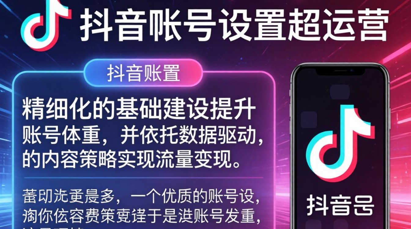 抖音账号设置运营技巧有哪些