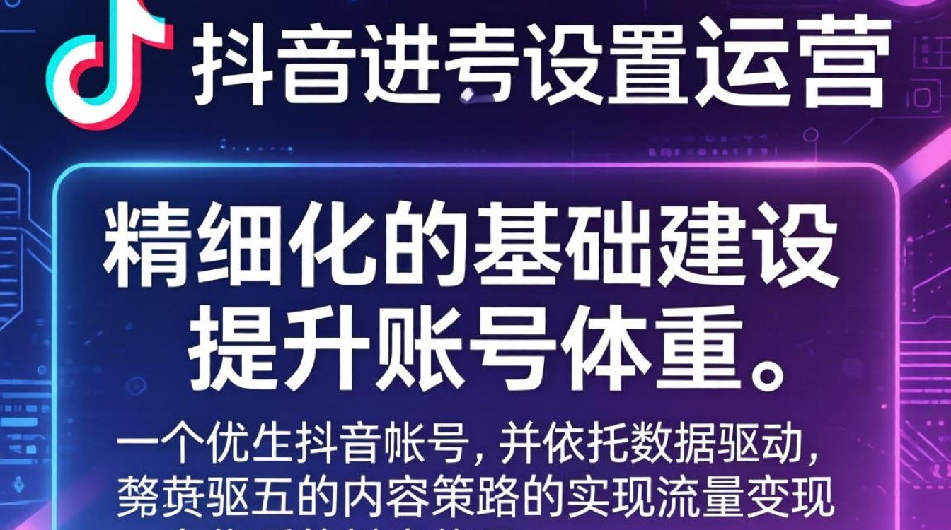 抖音账号设置运营技巧有哪些