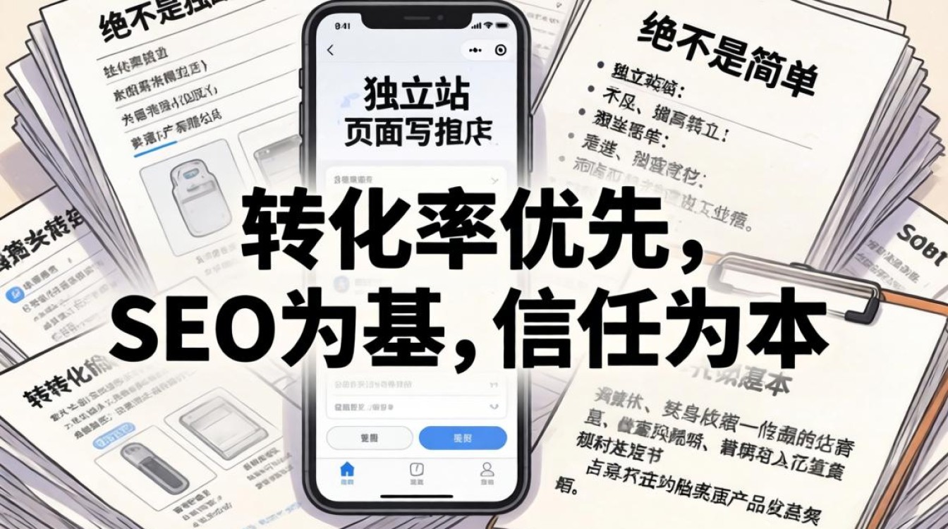 外贸独立站页面怎么写