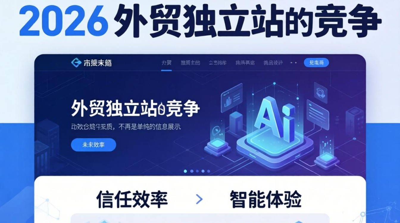 外贸独立站页面怎么设计?2026年外贸独立站设计趋势分析 2026年外贸独立站设计趋势分析