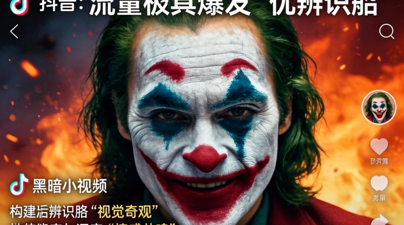 黑暗小丑视频如何突破流量池