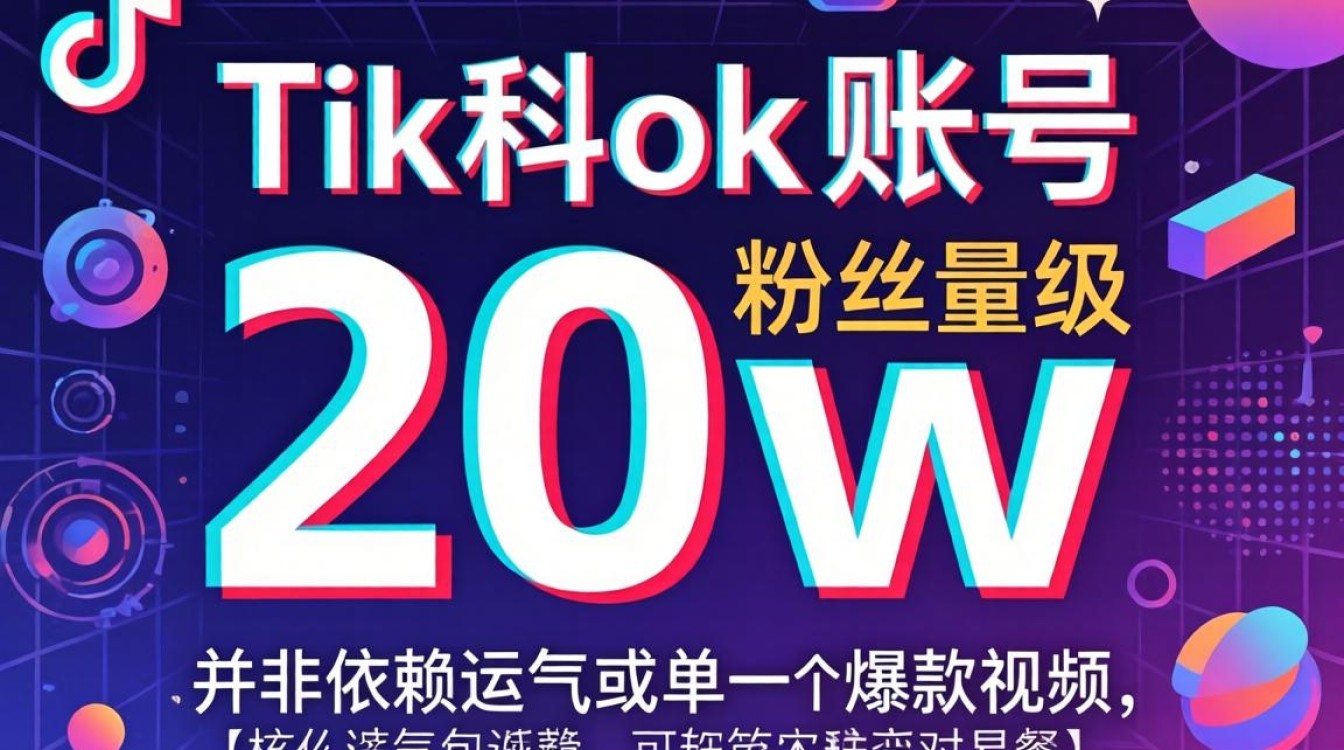TikTok 20w粉丝怎么做到的