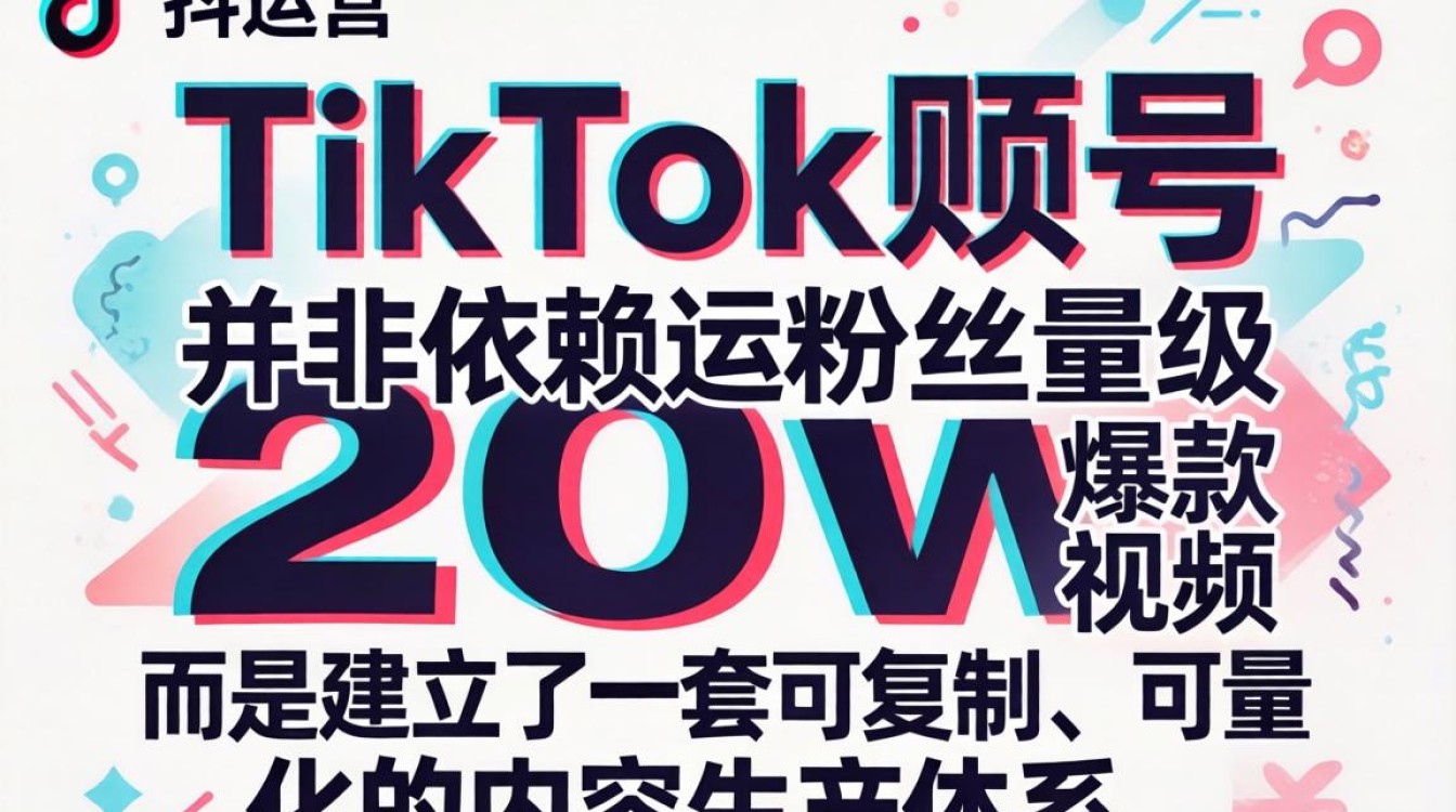 TikTok 20w粉丝怎么做到的