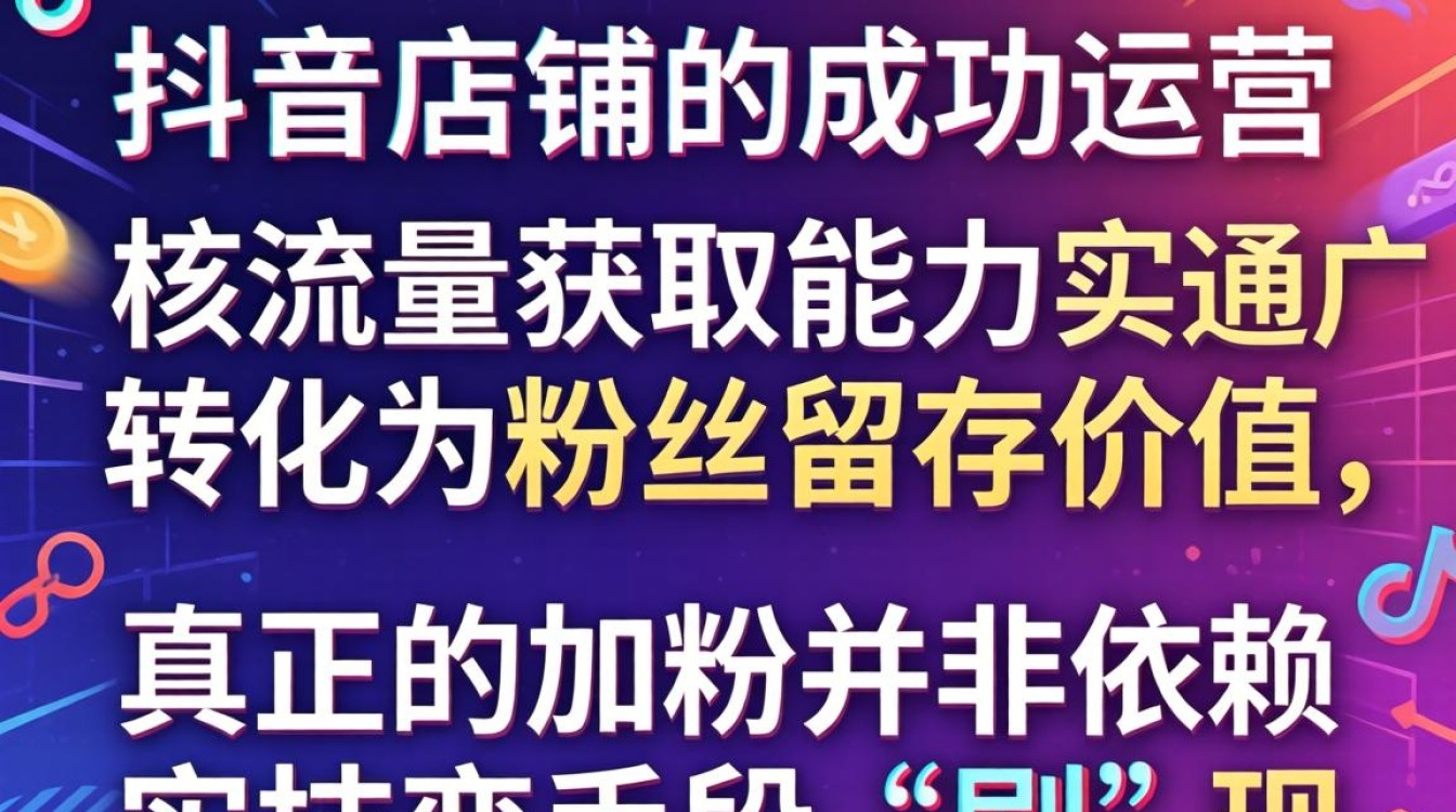 抖音店铺如何运营推广快速涨粉