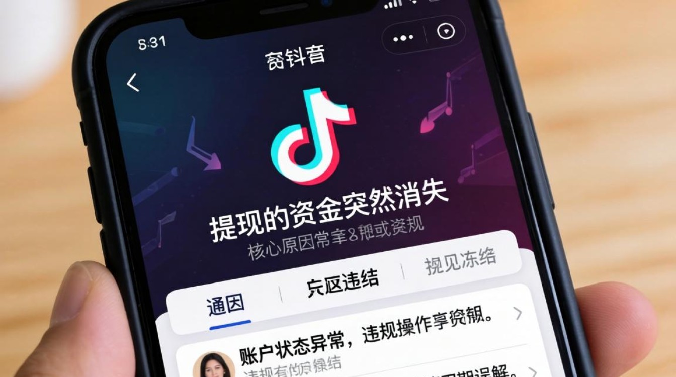 抖音没提现的钱怎么没了