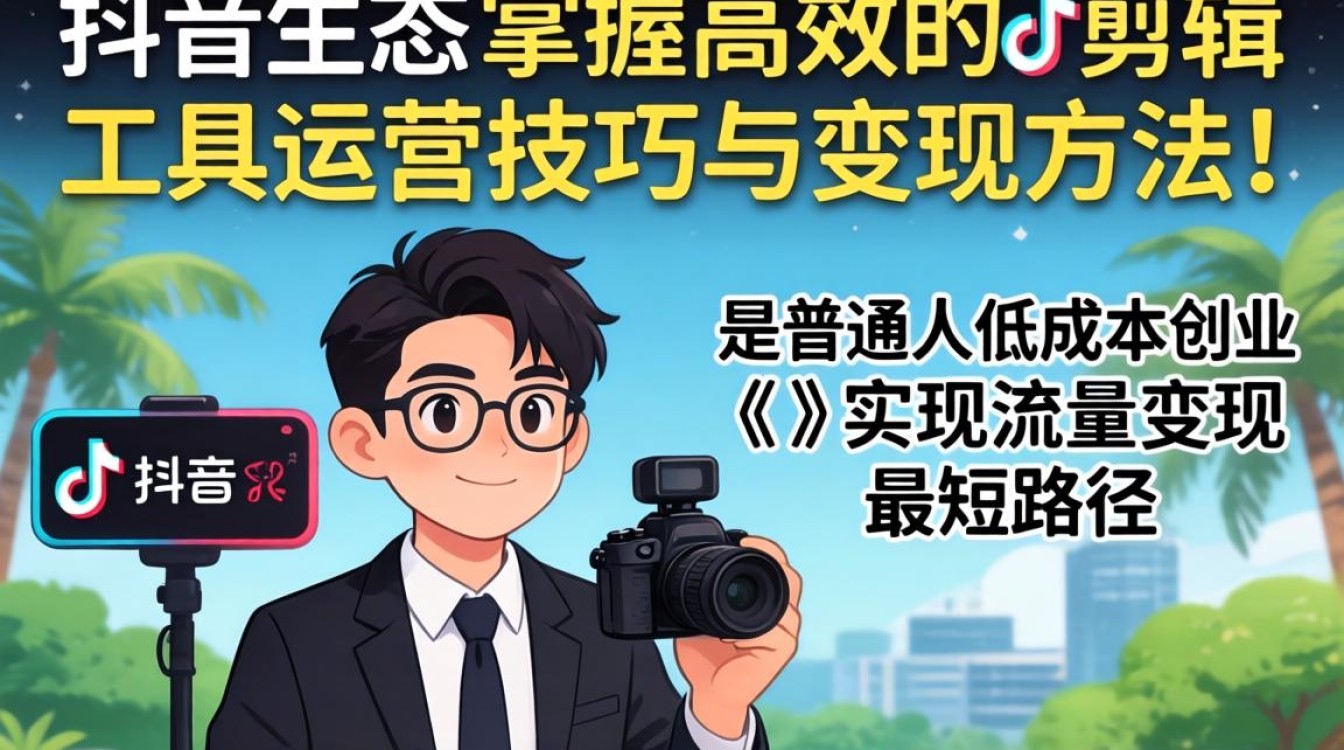 抖音剪辑变现方法有哪些