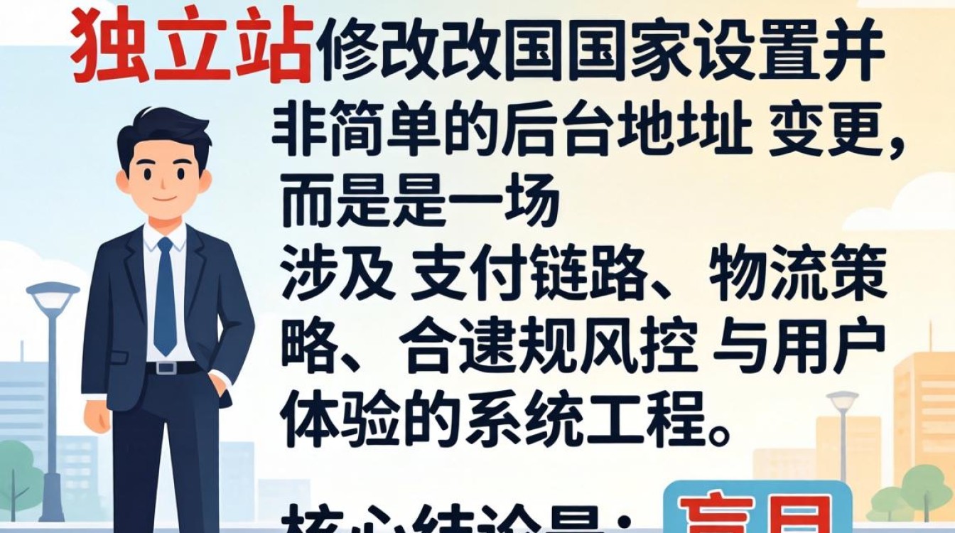 独立站如何修改站点国家设置