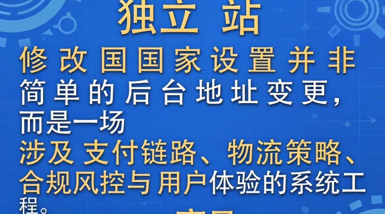 独立站如何修改站点国家设置