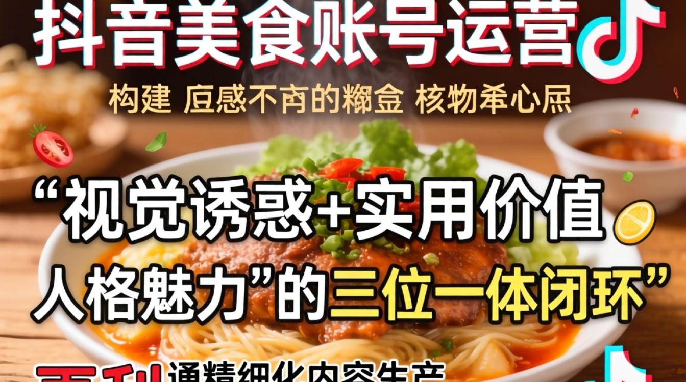 抖音美食运营完整版运营攻略与变现