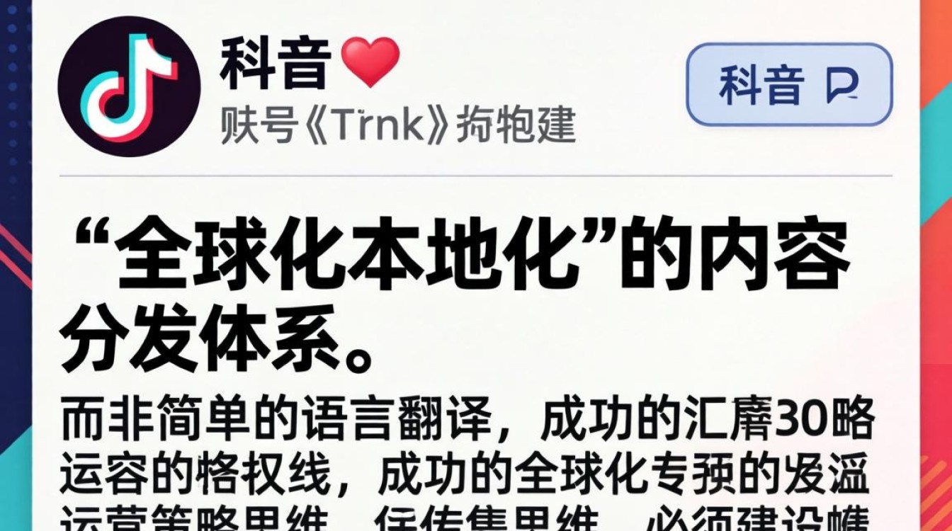 TikTok账号怎么推文?全球化运营策略思维详解 TikTok账号怎么推文