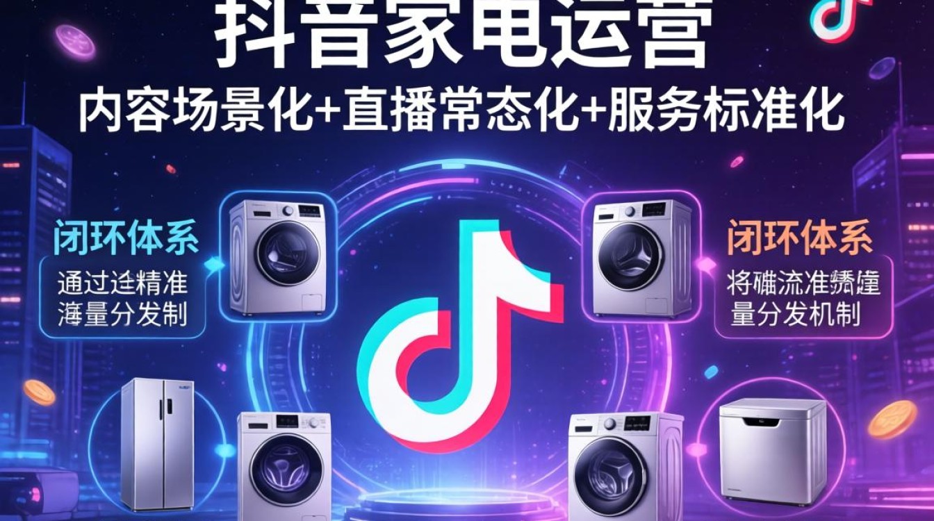 抖音家电运营怎么做?抖音家电运营从入门到精通实战教程 抖音家电运营从入门到精通实战教程