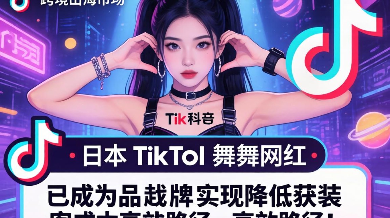 日本TikTok舞蹈网红广告投放效果好吗