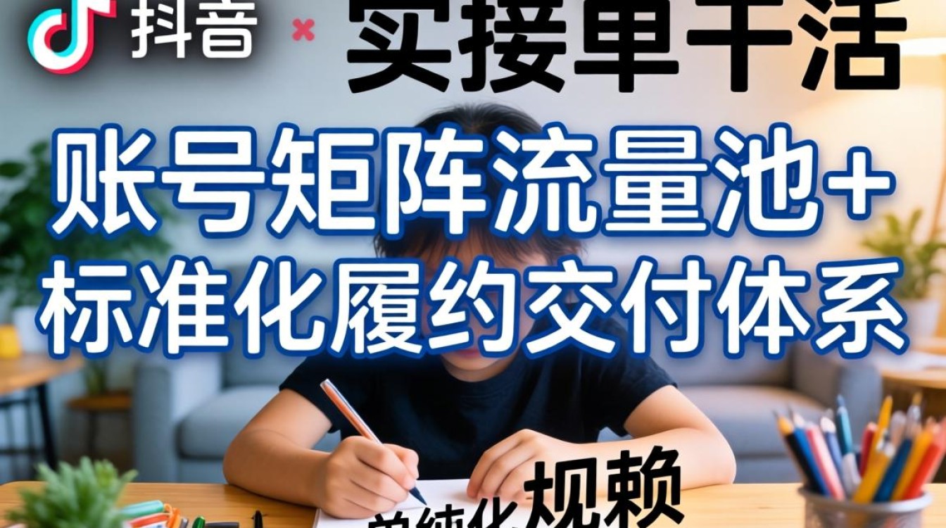 怎么在抖音平台接单干活